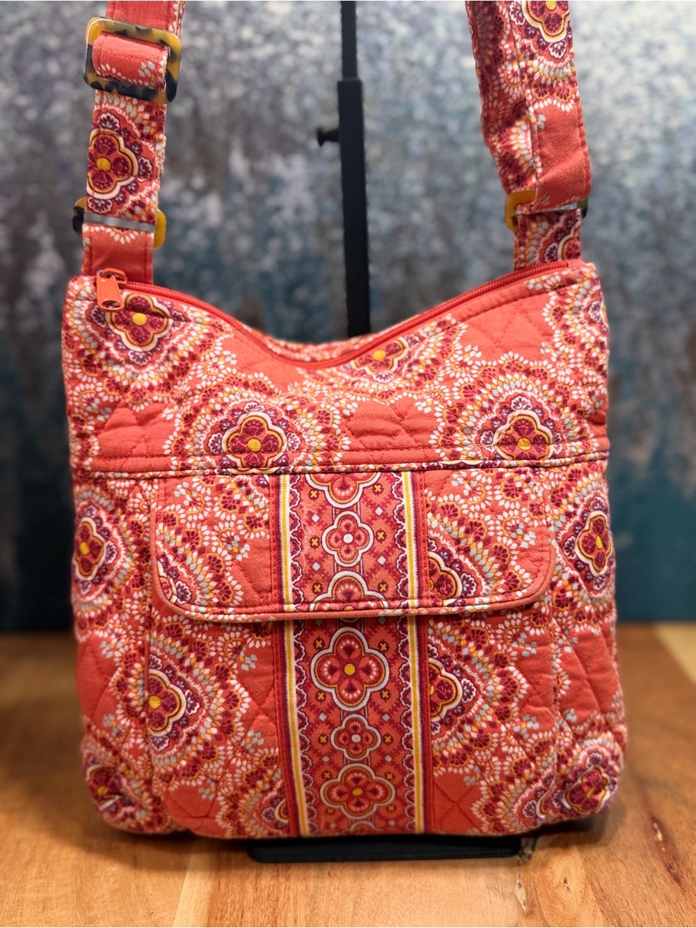 Vera Bradley Retired Paprika 2010’s Boho Mini Hipster Bag (GUC)